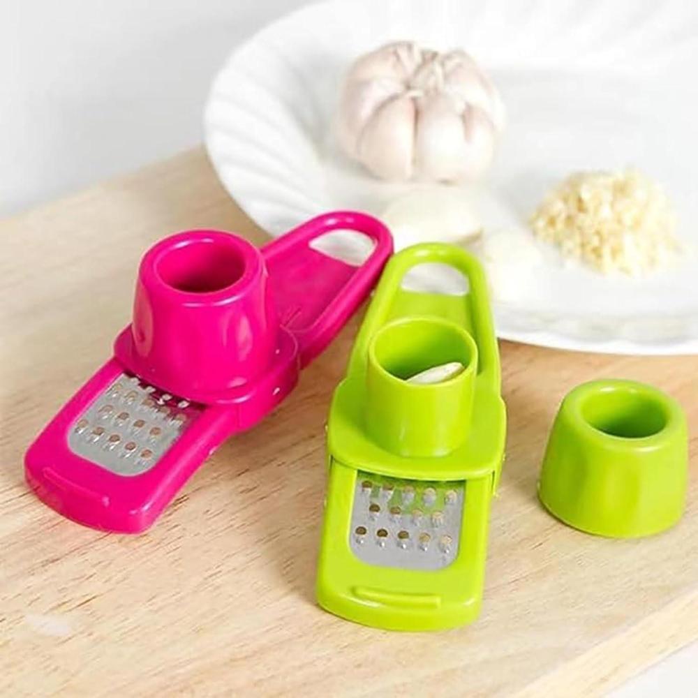 Garlic Ginger Grinding Tools Kitchen Garlic Grater Fruits Vegetable Hand Press Grinding Crusher Chopper Kitchen gadget😍😍😍😍